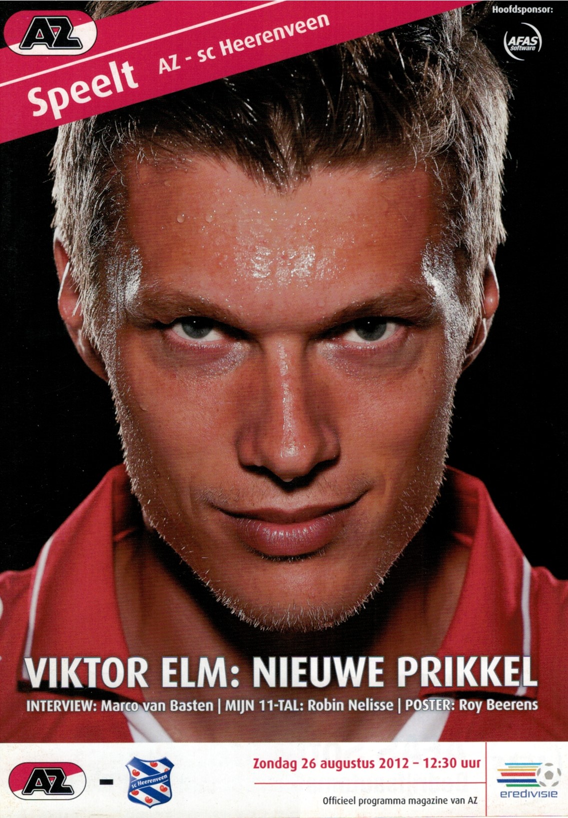 AZ Programma 26-aug-2012 Heerenveen thuis